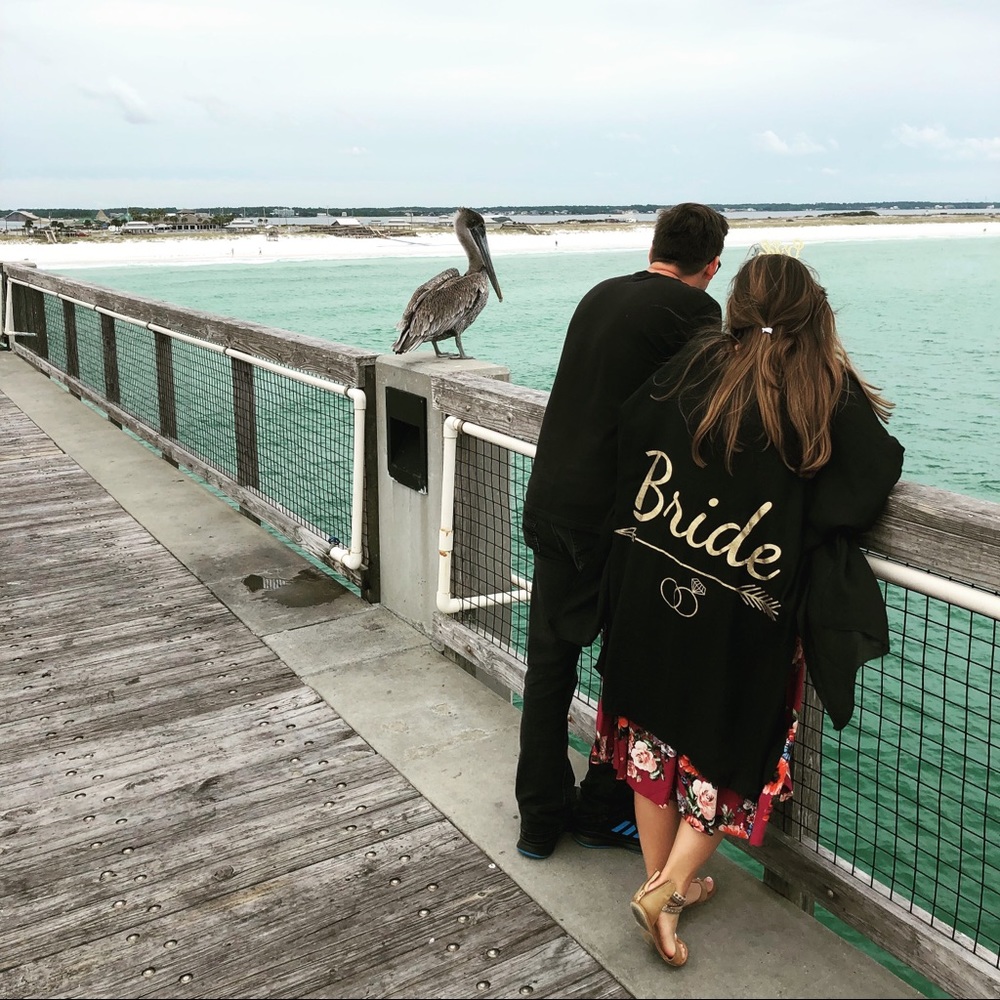 “Bride Cardigan/Beach Cover Up.”